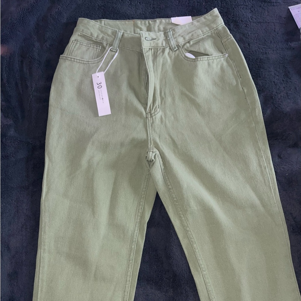 Shein Pants Mint Green Size : W30 L:32